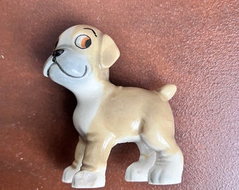 Vintage Wade Pottery Bengo Boxer Puppy, TV Pets Figurine