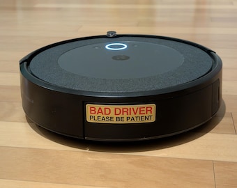 Roomba Bad Driven Autosticker