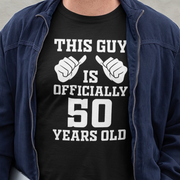 Questo ragazzo ha ufficialmente 50 anni 50 ° compleanno regalo t-shirt regalo