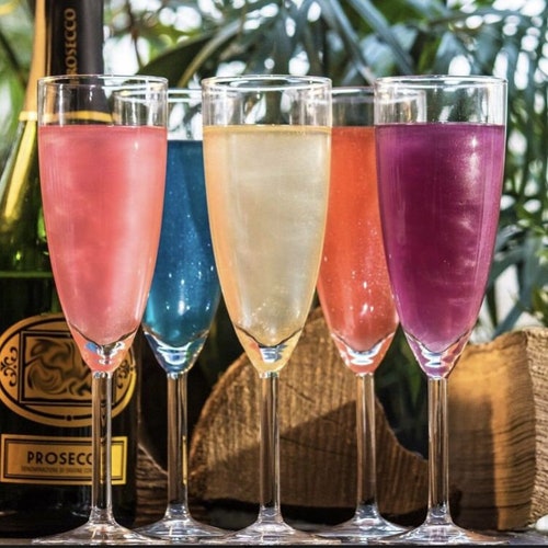 Cotton Candy Glitter Bombs for Champagne or Any Fizzy Drink. Etsy