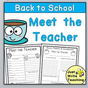 Meet the Teacher - Back to School Essentials