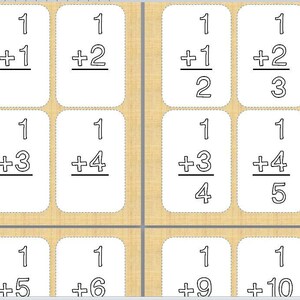 Addition Flash Cards - Elementary Math - Distance Learning - Etsy