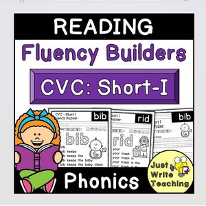 Reading Fluency Builders - CVC Short I