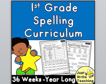 First Grade Spelling Curriculum - Back to School