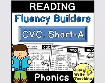 Reading Fluency Builders - CVC Short A