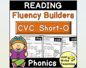 Reading Fluency Builders - CVC Short O