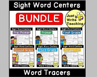 Dolch Sight Word Tracers BUNDLE