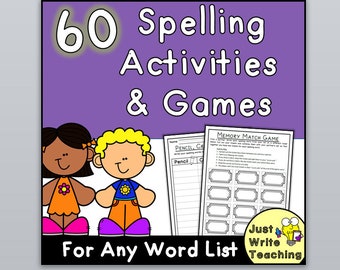 Spelling Activities and Games for Any Word List