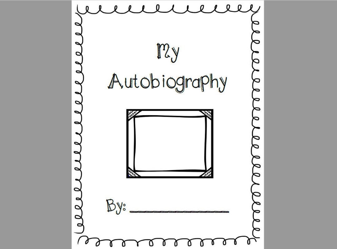 autobiography template ks2