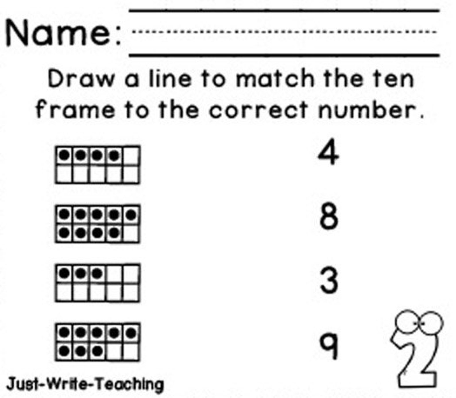 Number Match Task Cards - First Grade Math Centers - Etsy