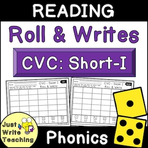 Short I - CVC Phonics - Roll and Writes