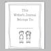 Elementary Writing Journal Book Template - Etsy
