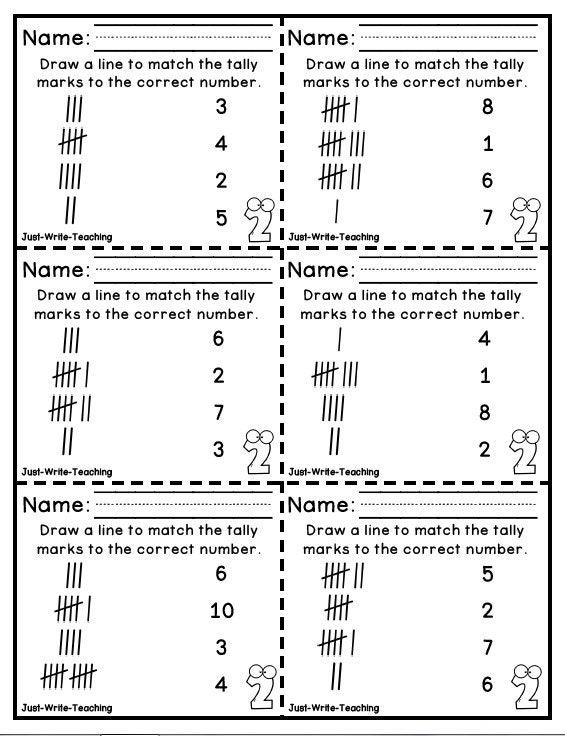 Number Match Task Cards - First Grade Math Centers - Etsy