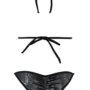 Siren | Black Python Bikini Set - Etsy