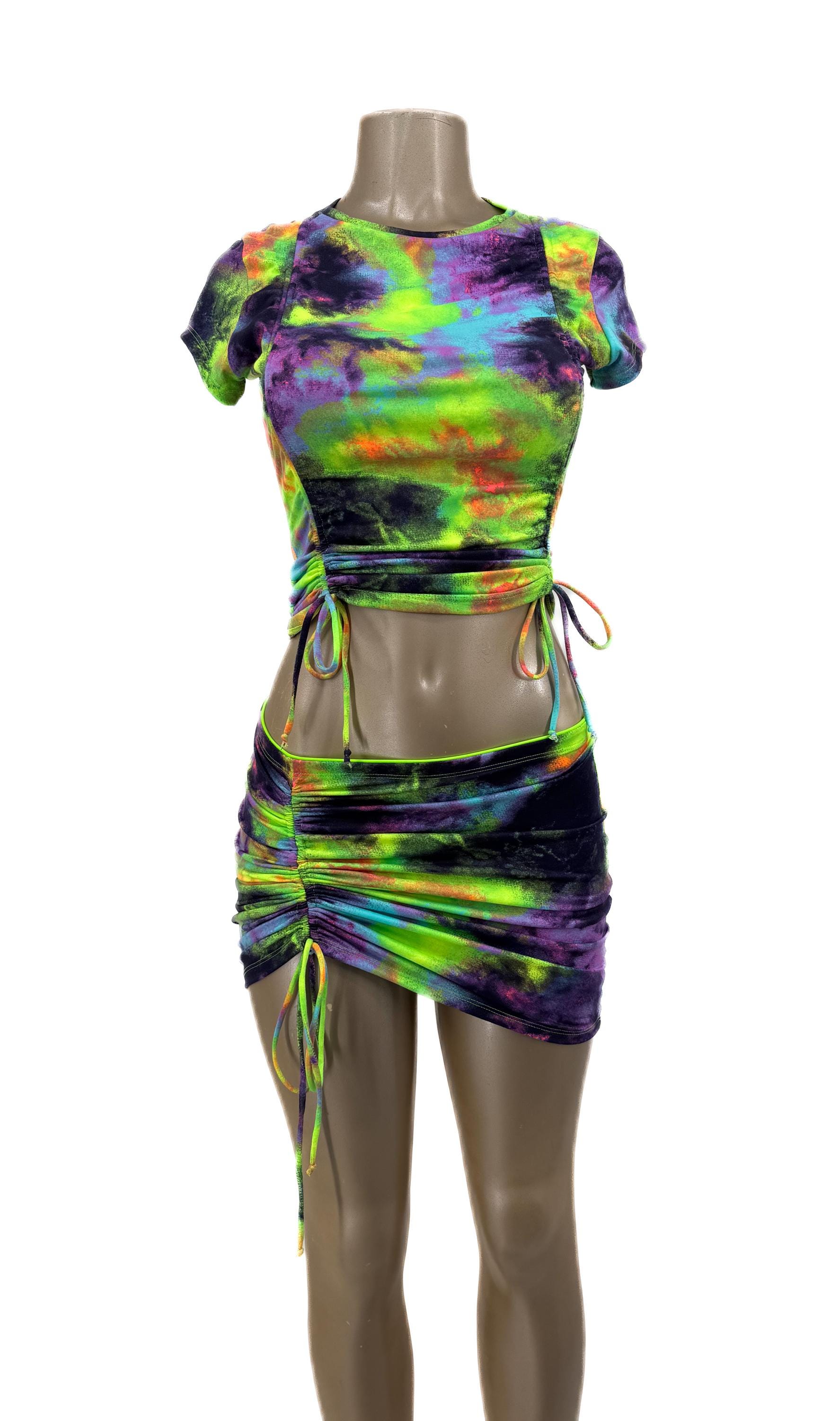 Tie Dye Skirt Set