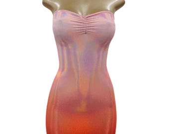 Tube-jurk met ombré-effect