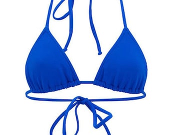 Tri-top bikini | Effen spandex stringbikini