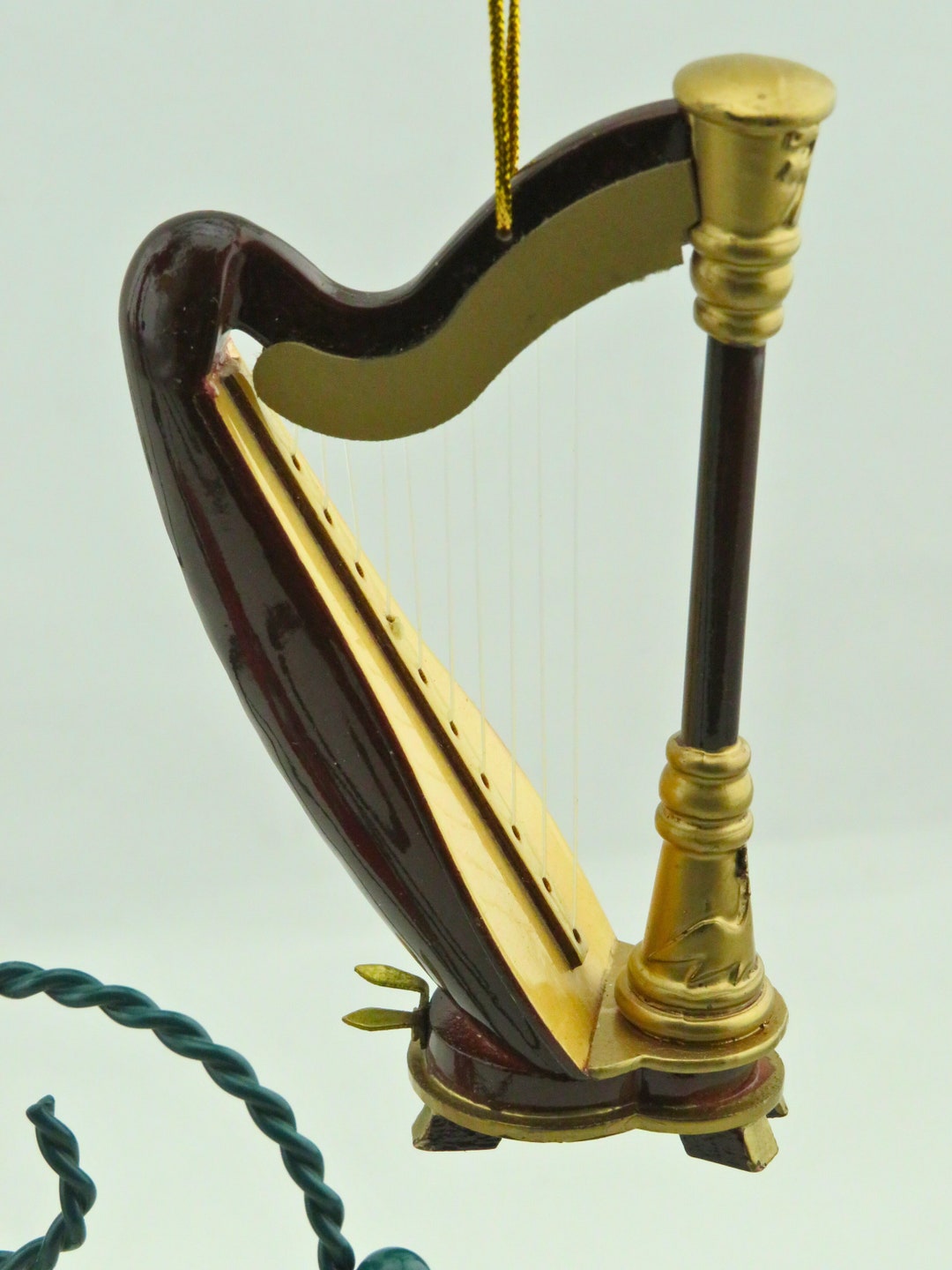 Harp Ornament Etsy