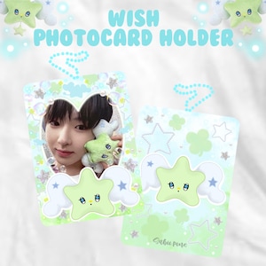 PREORDER WISH acrylic photocard holder