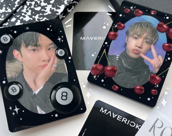 8BALL & CHERRY  kpop acrylic photocard holder