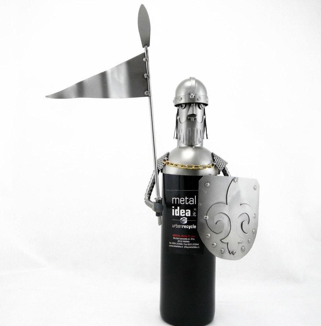 BRUBAKER Wine Bottle Holder 'Knight' - Table Top