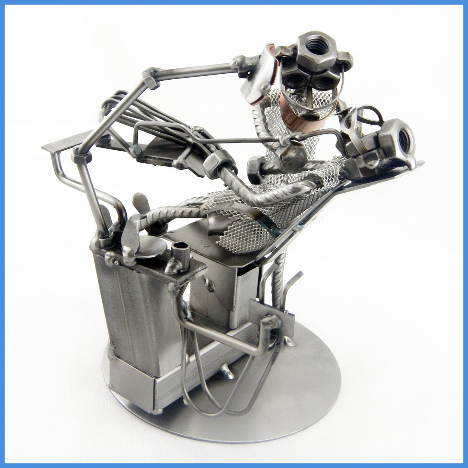 METAL SCULPTURE 100 handmade gift idea made with mechanical Etsy