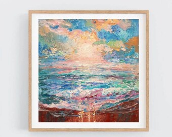 Original Painting Peaceful Lane Framed CW143-OPF4 8 x 10