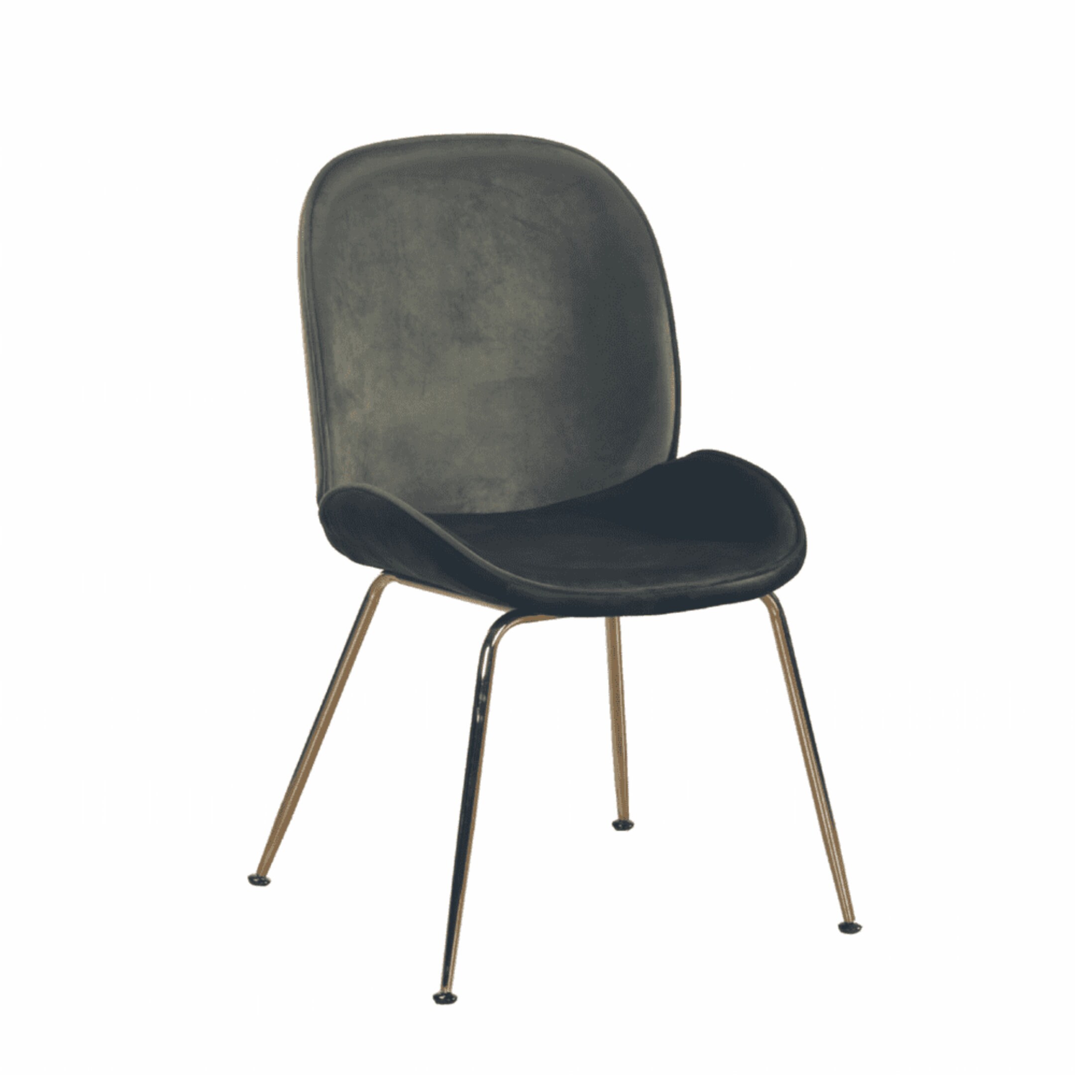 Dining chairs Mustard/Yellow Chair with Black Legs set of 2 Etsy