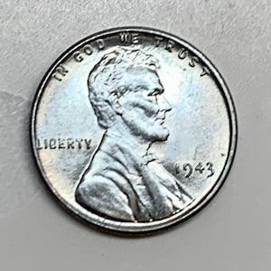 1943 WWII steel Lincoln cent