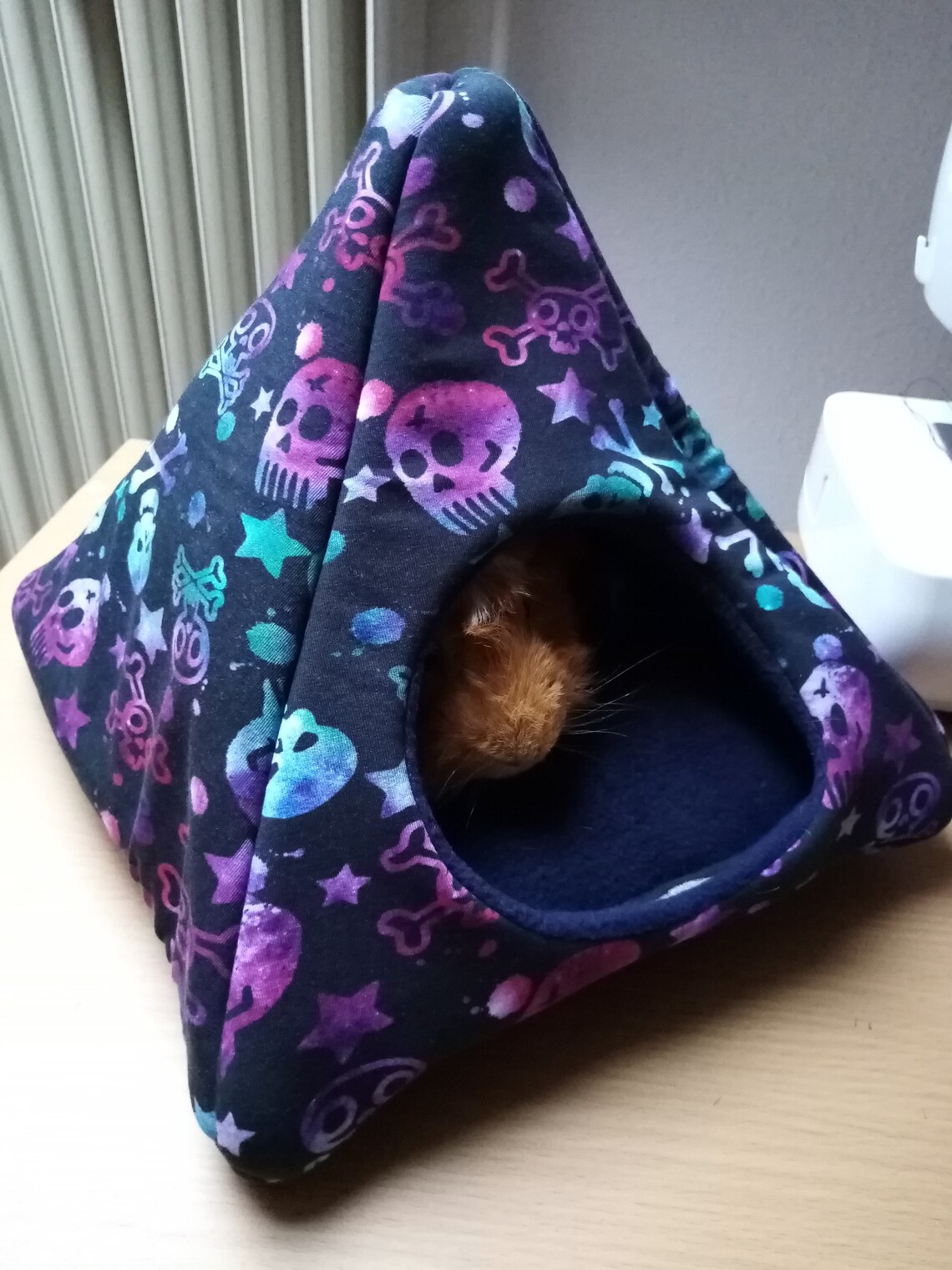 Skull Pattern Bed for Small Animals Guinea Pig Bed Hedgehog Etsy