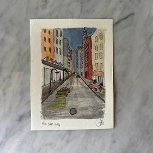 NEW YORK, Manhattan, Brooklyn Heights, Travel Gift, Carrie House Sex and The City, USA, american brick houses, London, England, Scotland