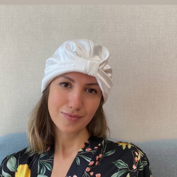 Silk Turbans for Sleeping Hair Care Silk Mulberry Etsy
