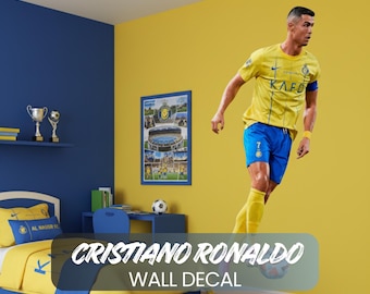 Cristiano Ronaldo Large Removable Wall Decal Sticker