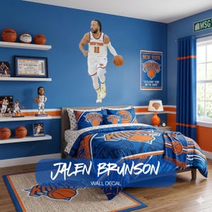 Jalen Brunson | Large Removable Fathead Style Wall Decal | New York Knicks | Basketball