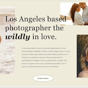 Squarespace Template for Photographers