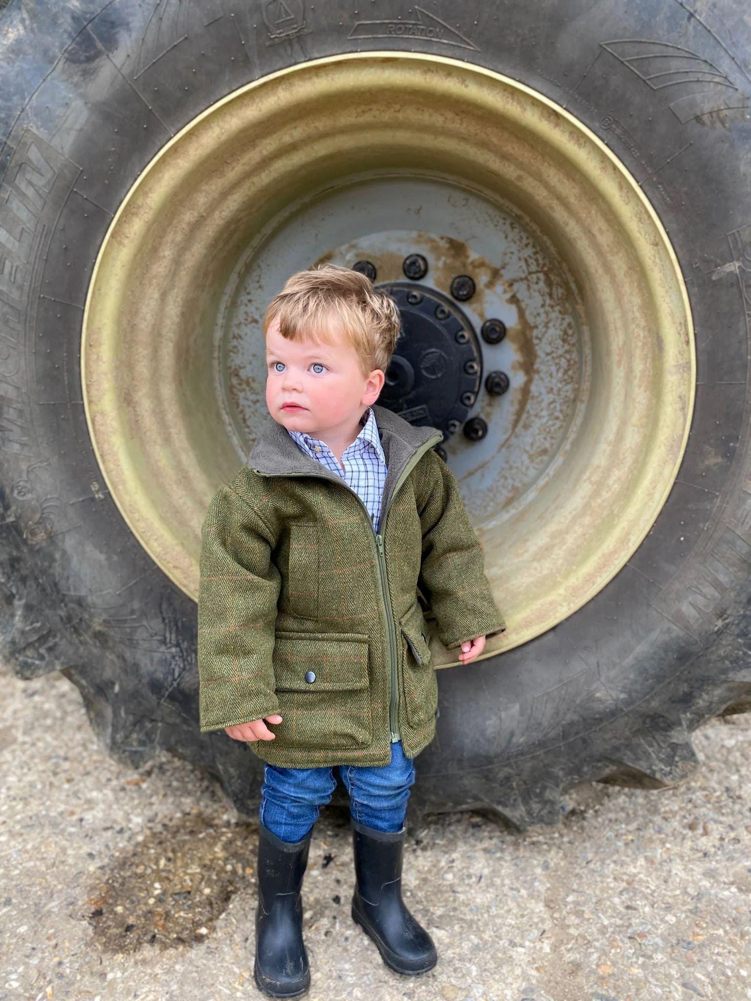 Veste Enfant En Tweed 26 Pouces - Marque Shires - Occasion