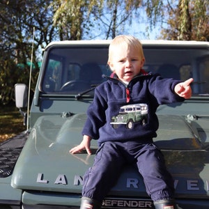 childrens landrover fleece /top/jumper