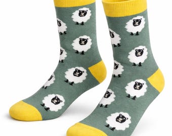Chaussettes en bambou pour vaches et moutons pour enfants