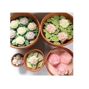 Flower Pot Outdoor Candle | Citronella + Other Essential Oils | Natural Soy Wax | Scented | Vegan & Cruelty Free
