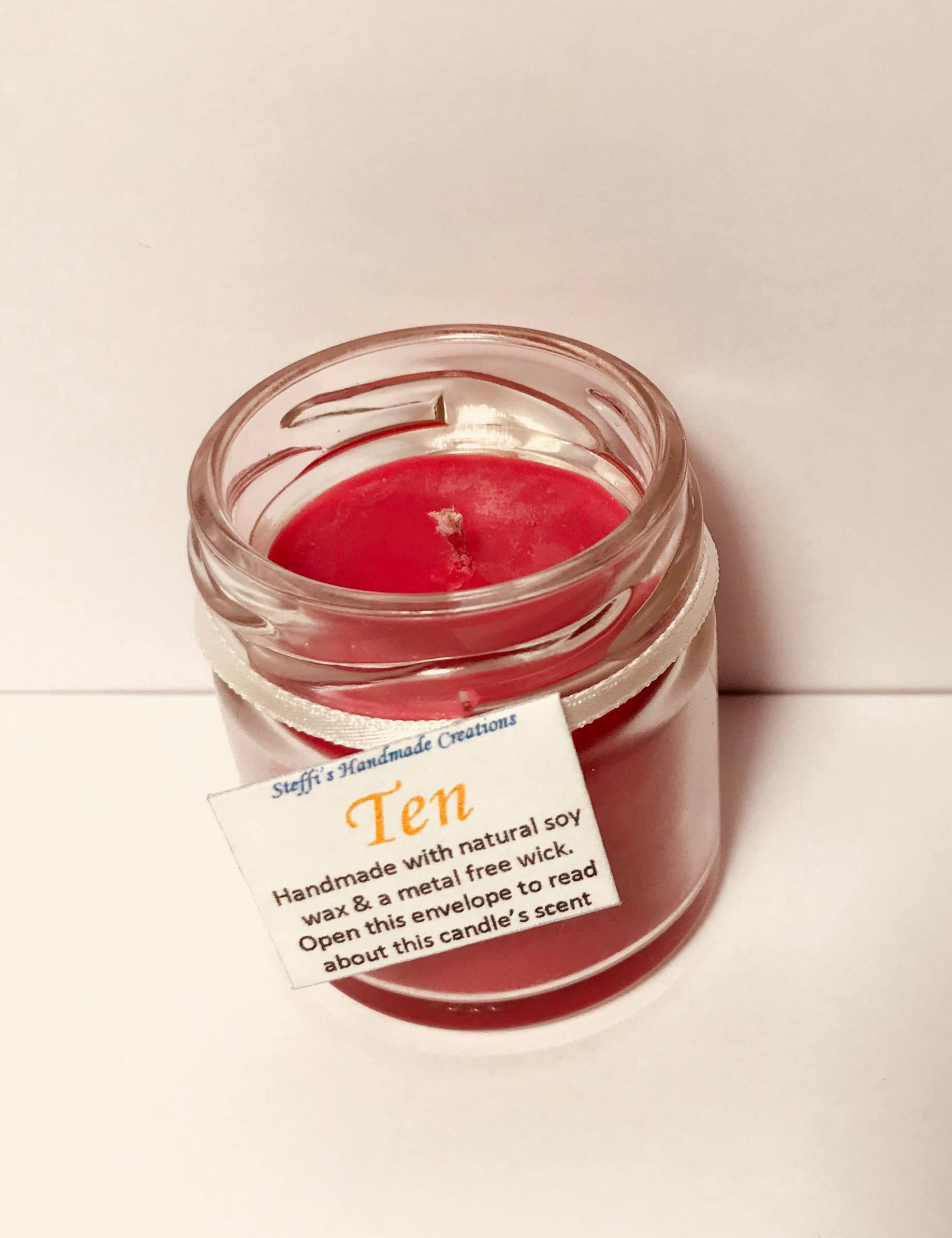 Personalised Candle Advent Calendar 12 Days Of Christmas Etsy