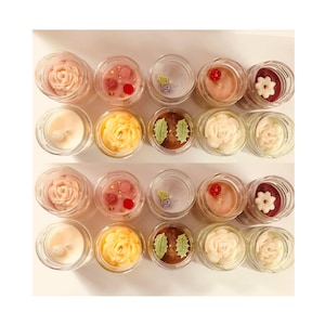 Decorated Mini Jar Candle | Personalisation & Custom Orders Available | Favour Candles | Wedding, Birthday, Graduation, Christmas