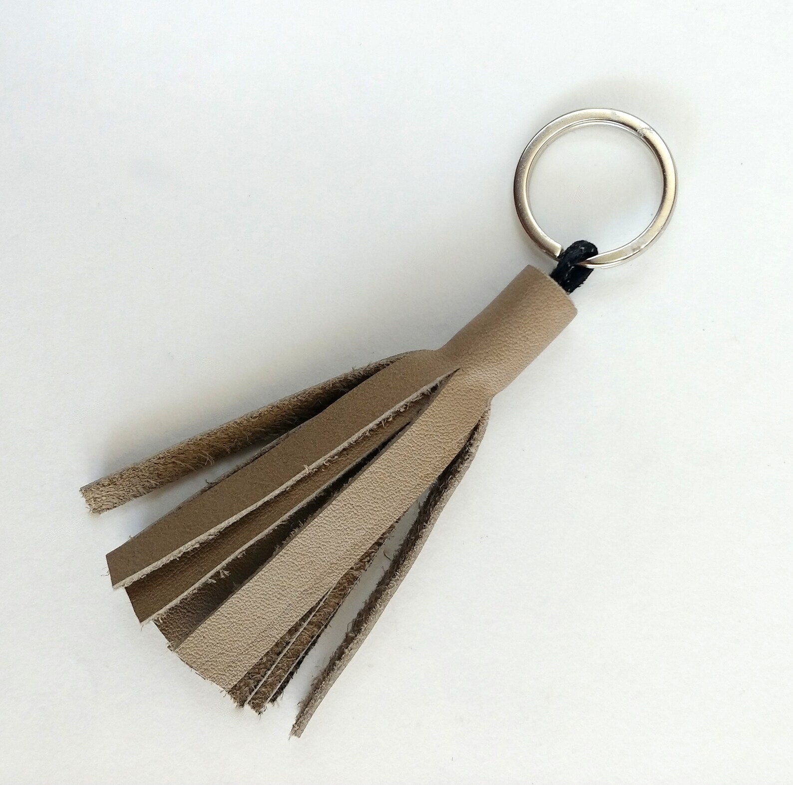 Leather Tassel Keychain Handmade Tassel Keyring Fringe Key Etsy