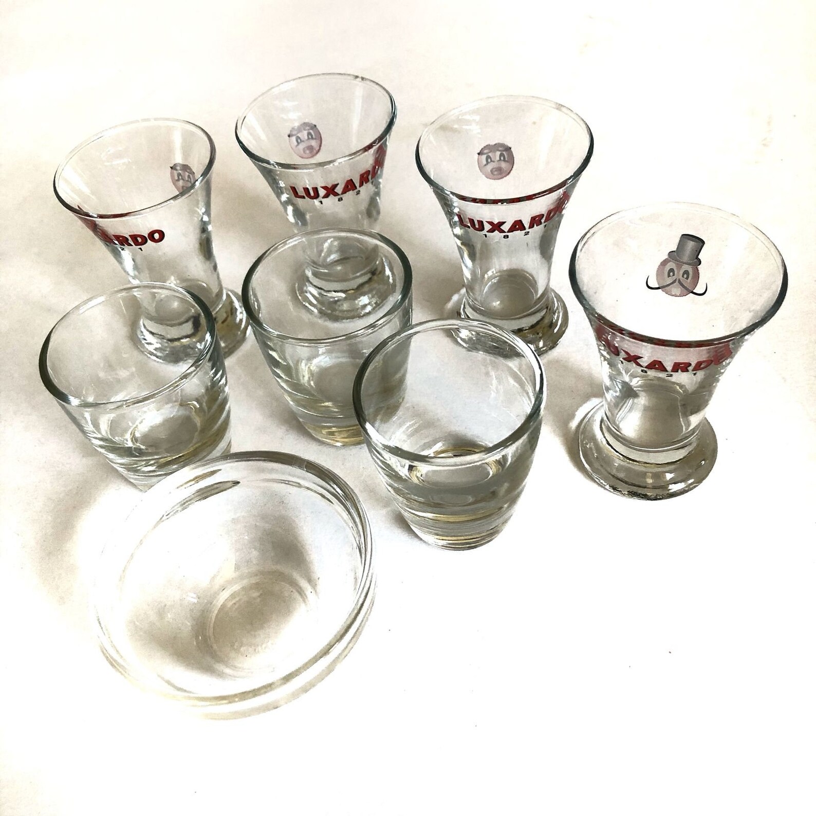 Vintage Luxardo Wood 6 Shot Glass Holder Italy Etsy