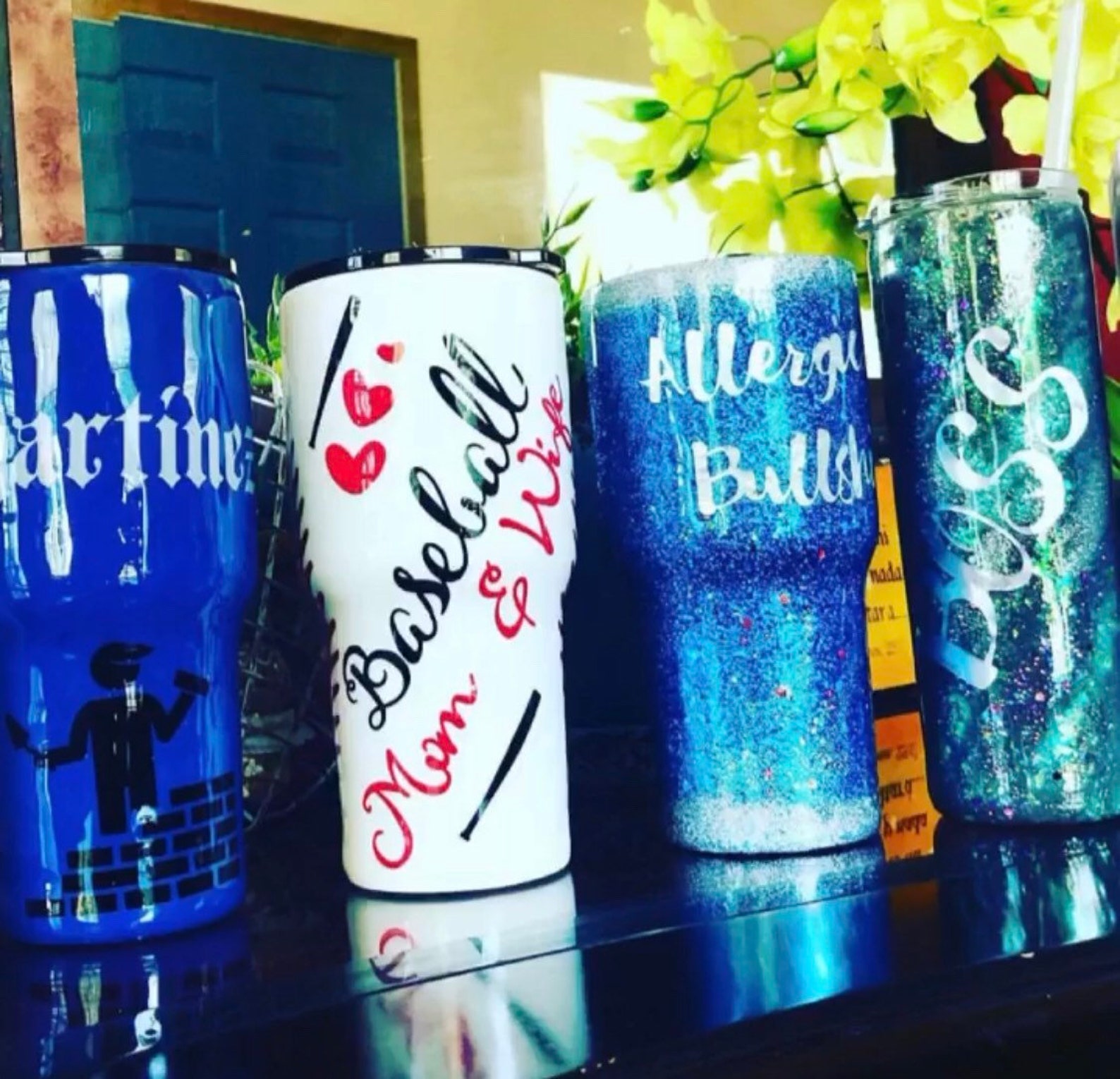 Personalized Resin Tumblers Made for you gift for mom / Etsy