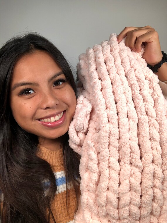 Handmade Chunky Knit Blanket I Chunky Chenille Blanket I Pet Etsy
