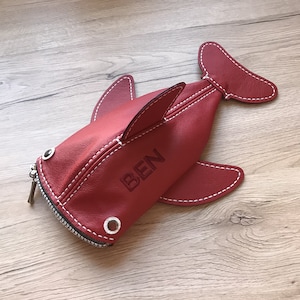 Leder Stiftemäppchen, Federmäppchen, Utensilo, Geschenk, echtes Leder, viele Farben Bild 6