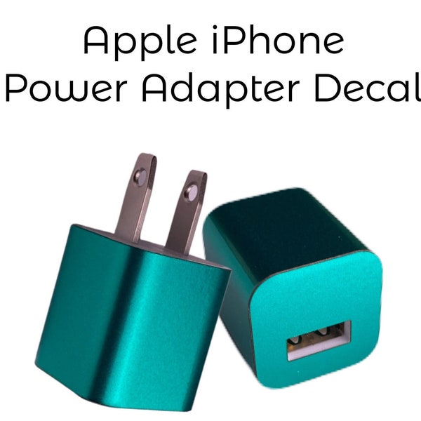 Apple iPhone Power Adapter Decal