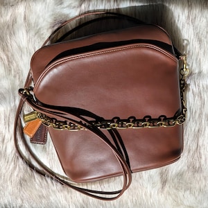 Vintage Coach Lightweight Collection Gallery Bag in Cocoa