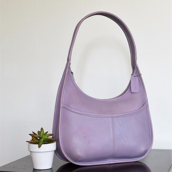 Vintage Coach #9033 Ergo Pocket Zip RARE Lilac