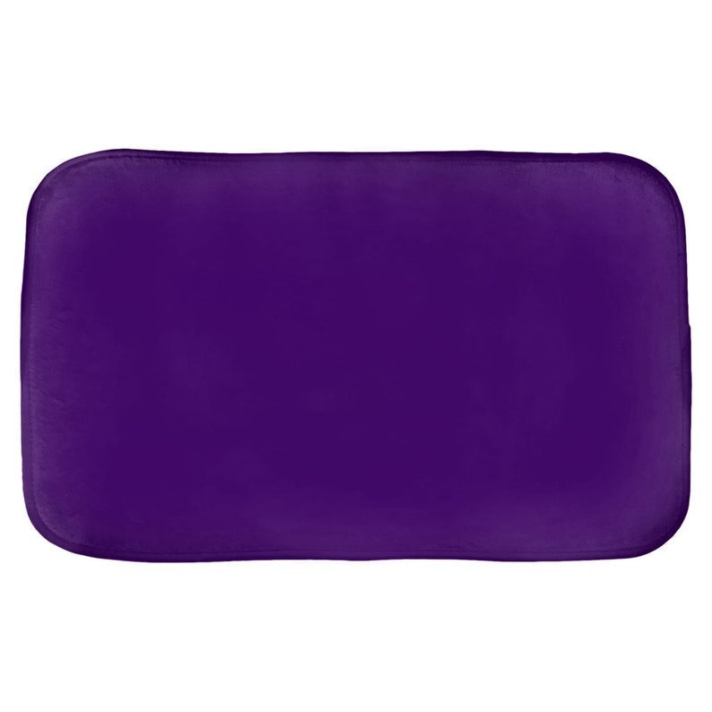 Classic Bath Mat Deep Purple Etsy
